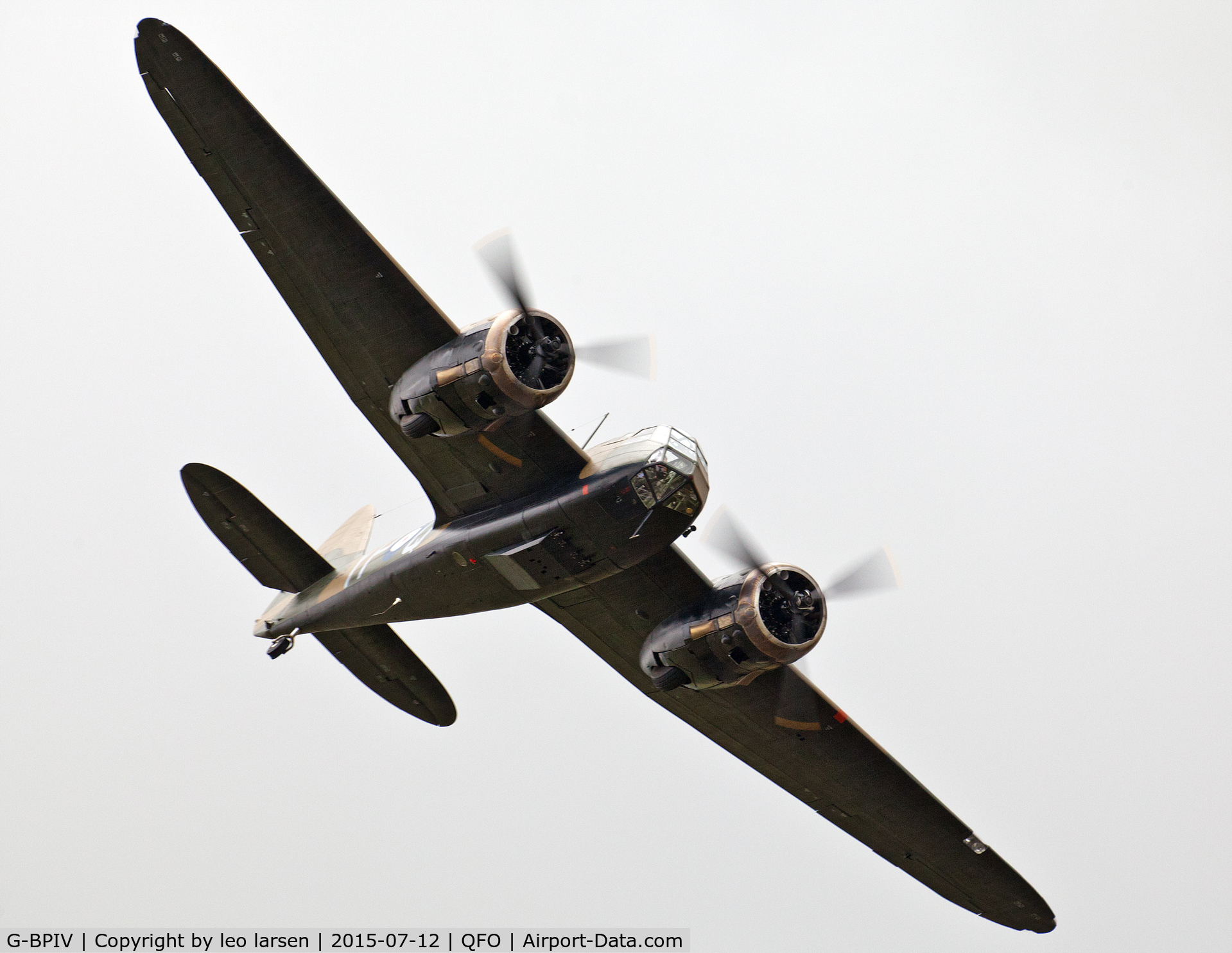 G-BPIV, 1943 Bristol 149 Bolingbroke Mk.IVT C/N 10201, Duxford 12.7.2015