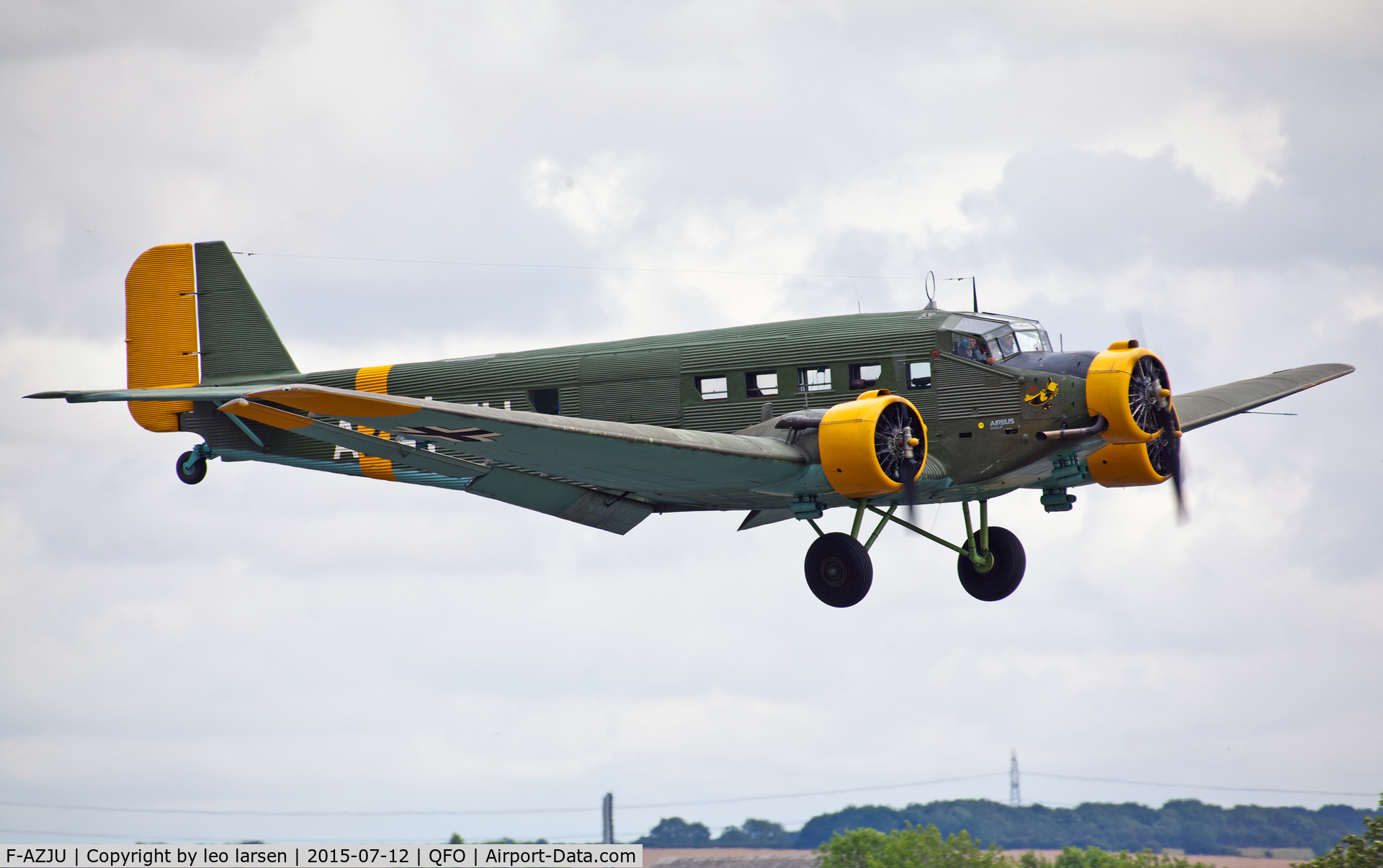 F-AZJU, 1952 Junkers (CASA) 352L (Ju-52) C/N 103, Duxford 12.7.2015