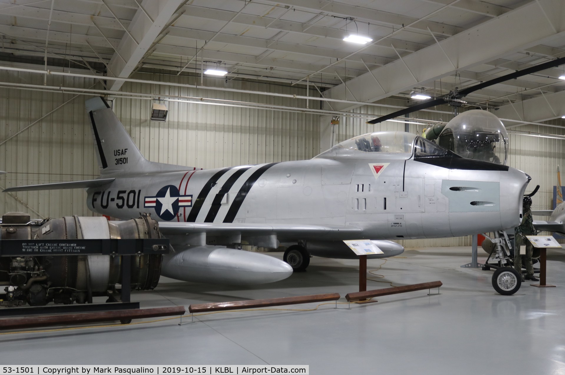 53-1501, 1953 North American F-86H Sabre C/N 203-273, North American F-86H