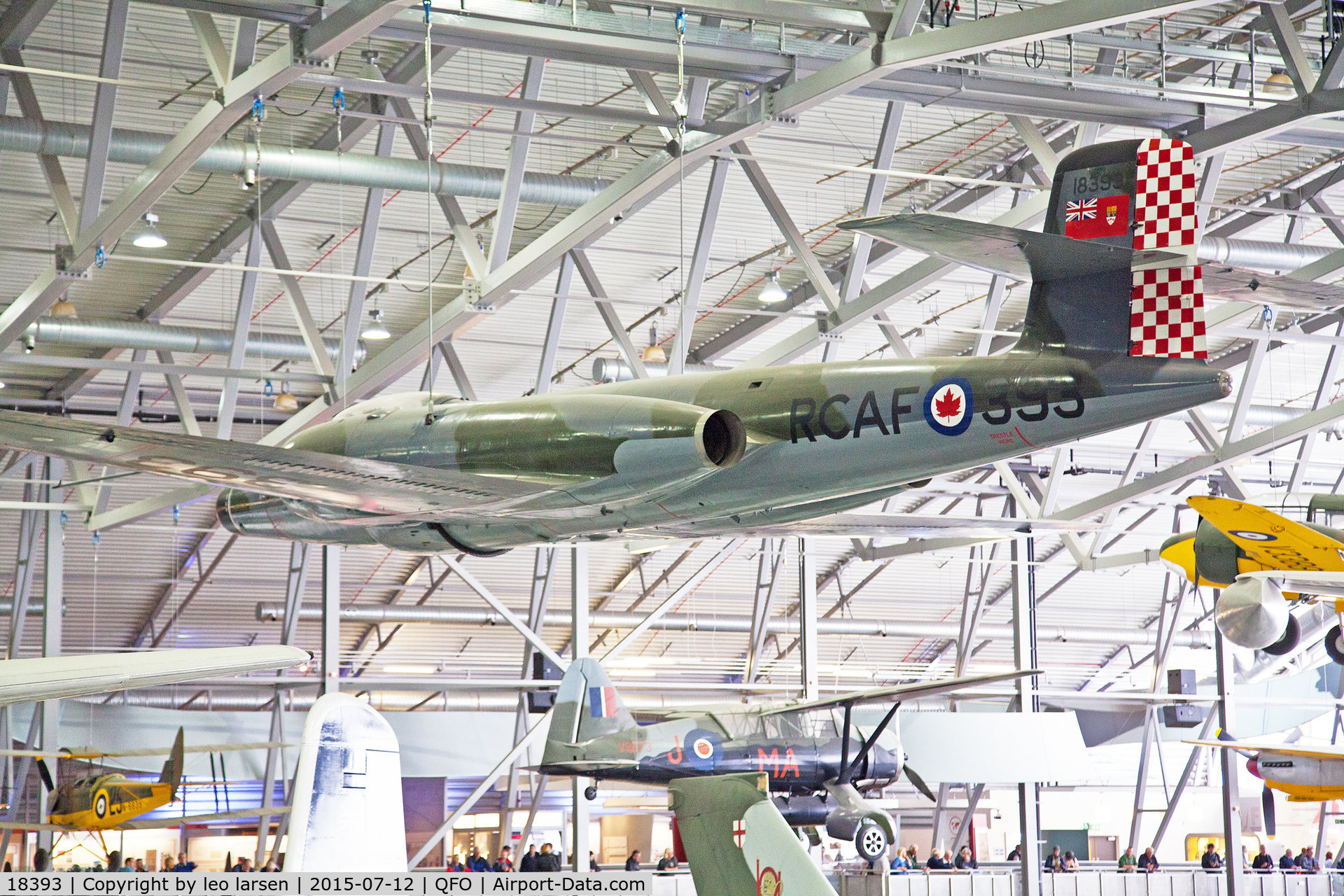 18393, Avro Canada CF-100 Mk.4B Canuck C/N 293, Duxford 12.7.2015
