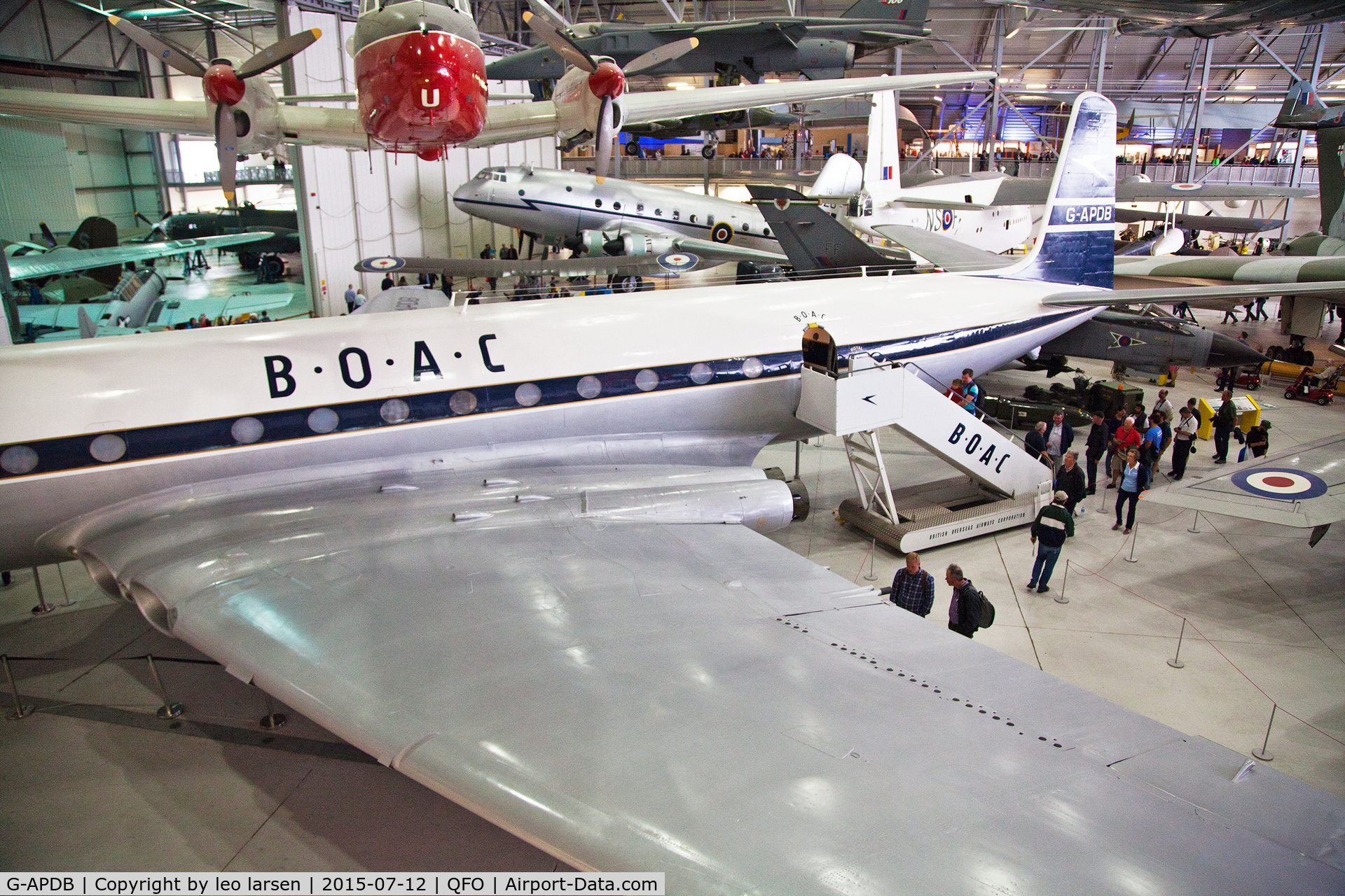 G-APDB, 1958 De Havilland DH.106 Comet 4 C/N 6403, Duxford 12.7.2015