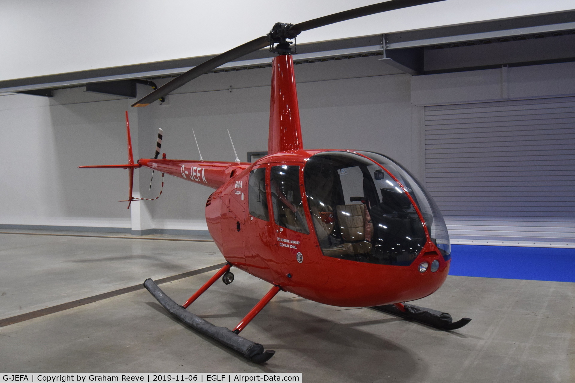 G-JEFA, 2000 Robinson R44 Clipper C/N 0710, On display at, Vertical Flight Expo - 2019.