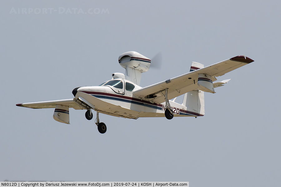 N8012D, 1981 Consolidated Aeronautics Inc. LAKE LA-4-200 C/N 1066, Lake LA-4-200 Buccaneer  C/N 1066, N8012D