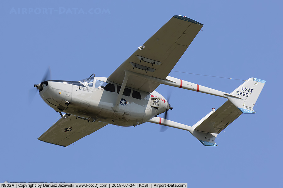 N802A, 1968 Cessna O-2A (M337B) Super Skymaster Super Skymaster C/N 337M-0174, Cessna M337B (O-2A Super Skymaster)  C/N 337M0174 - Robert Sh