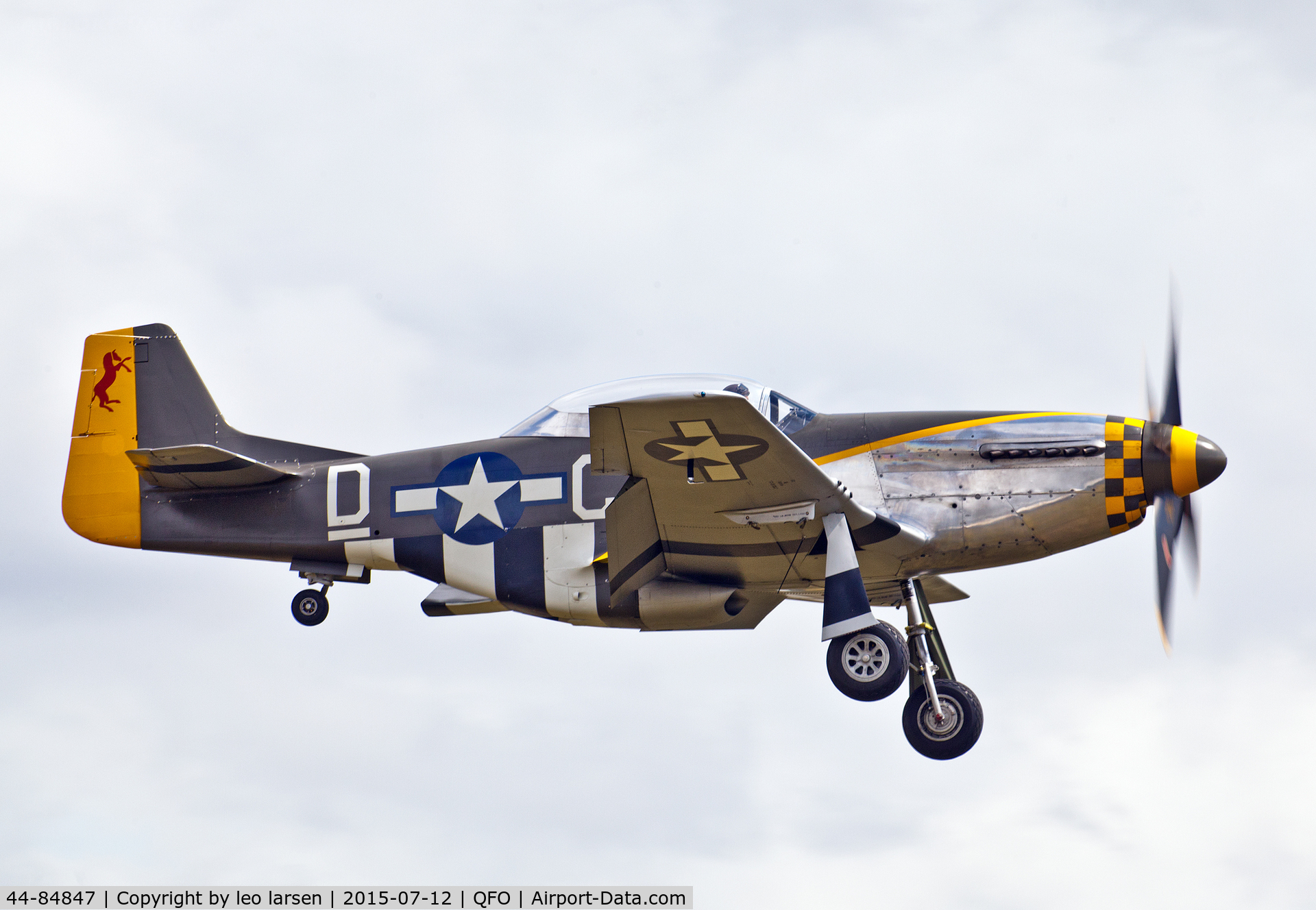 44-84847, 1944 North American TF-51D Mustang C/N 124-44703, Duxford 12.7.2015