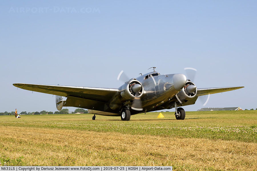 N631LS, 1943 Lockheed-PacAero R50-5 Learstar C/N 18-2404, Lockheed 18-56 Lodestar  C/N 2404, N631LS