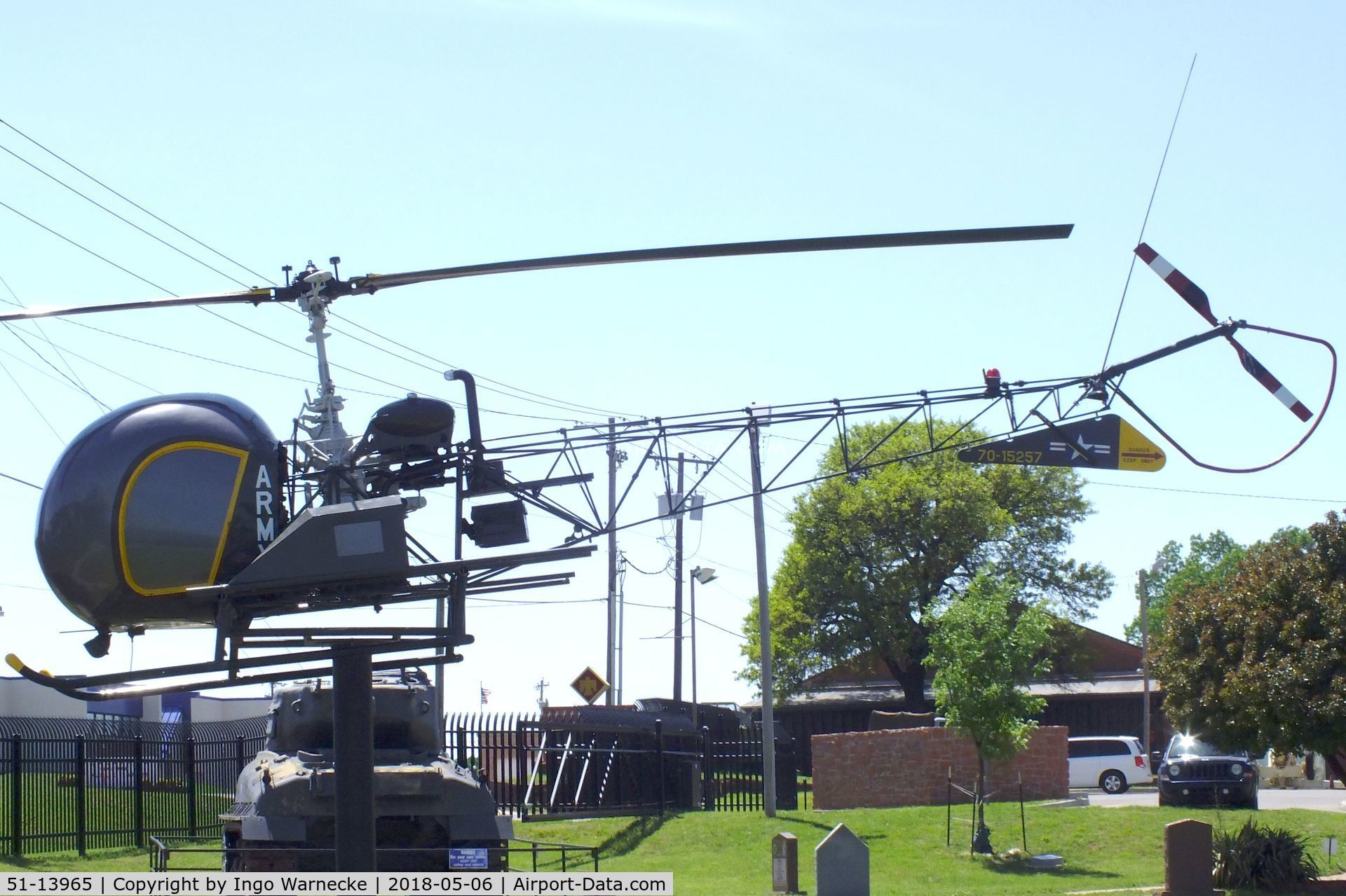 51-13965, 1951 Bell OH-13E Sioux C/N 730, Bell OH-13E Sioux at the 45th Infantry Division Museum, Oklahoma City OK