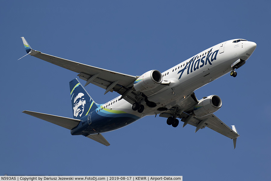 N593AS, 2008 Boeing 737-890 C/N 35107, Boeing 737-890 - Alaska Airlines  C/N 35107, N593AS
