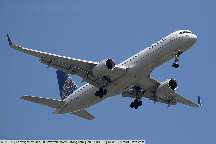 N14115, 1995 Boeing 757-224 C/N 27557, Boeing 757-224 - United Airlines  C/N 27557, N14115