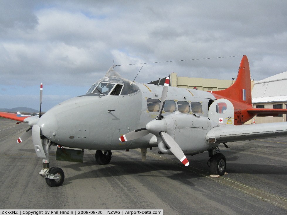 ZK-XNZ, De Havilland DH-104 Dove 1B C/N 04426, ZK-XNZ at Wigram