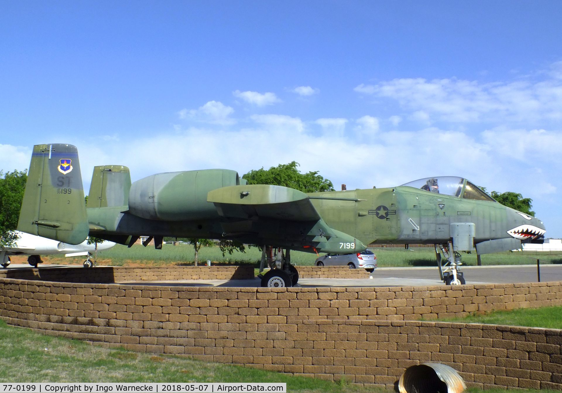 77-0199, 1977 Fairchild Republic A-10A Thunderbolt II C/N A10-0124, Fairchild A-10A Thunderbolt II at the Stafford Air & Space Museum, Weatherford OK