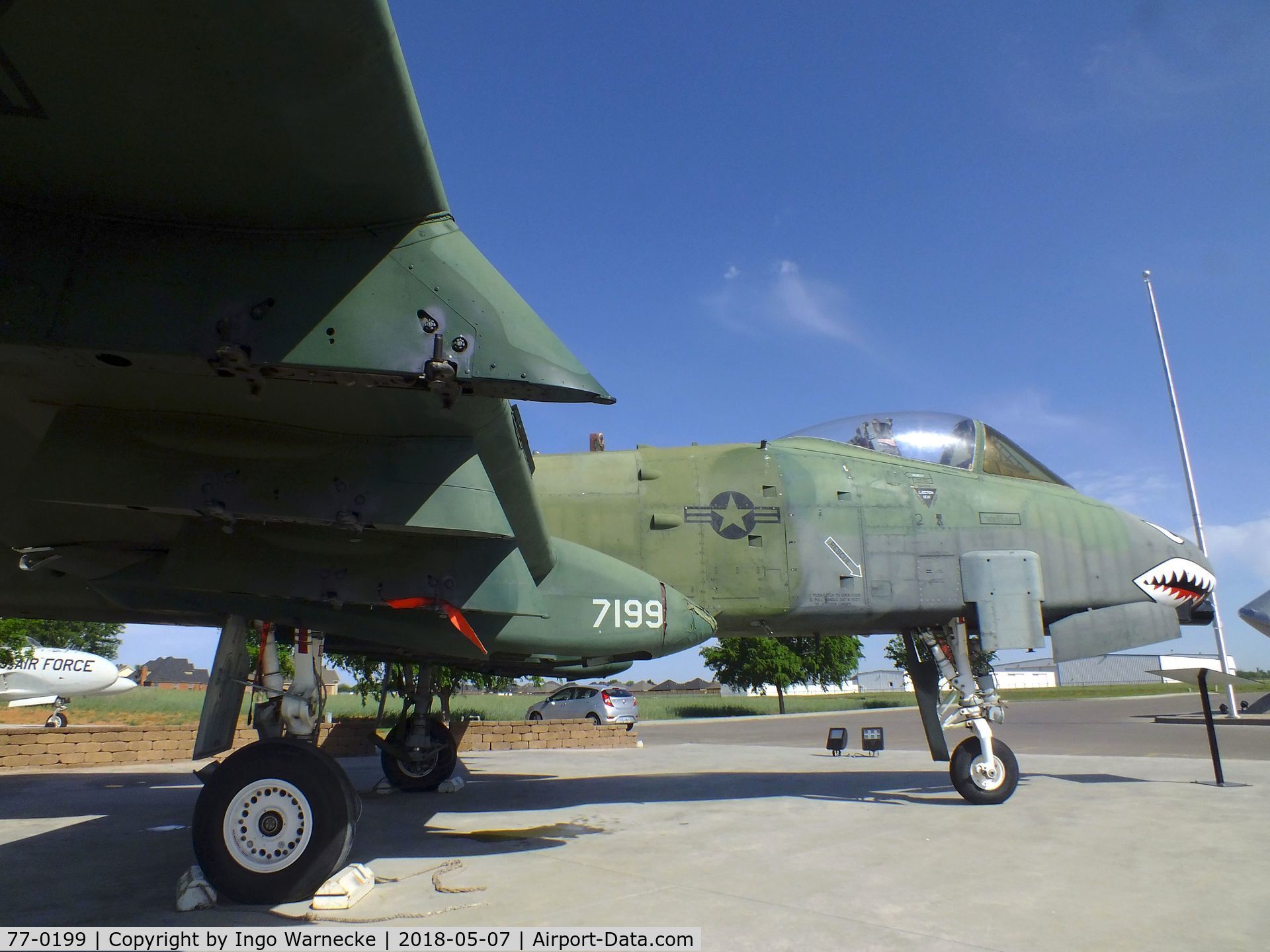 77-0199, 1977 Fairchild Republic A-10A Thunderbolt II C/N A10-0124, Fairchild A-10A Thunderbolt II at the Stafford Air & Space Museum, Weatherford OK