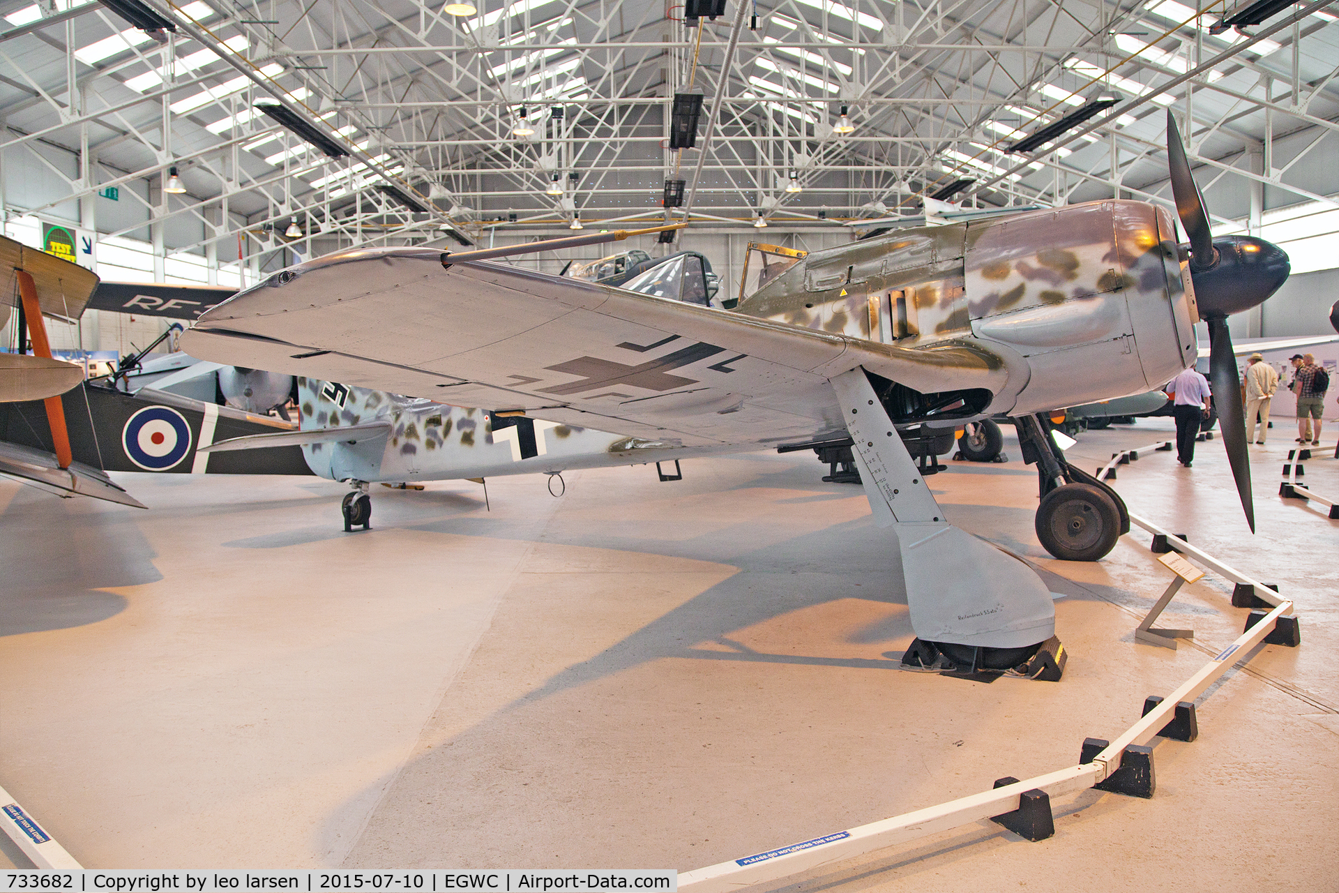 733682, 1944 Focke-Wulf Fw-190A-8 C/N 733682, Cosford Museum 10.7.2015