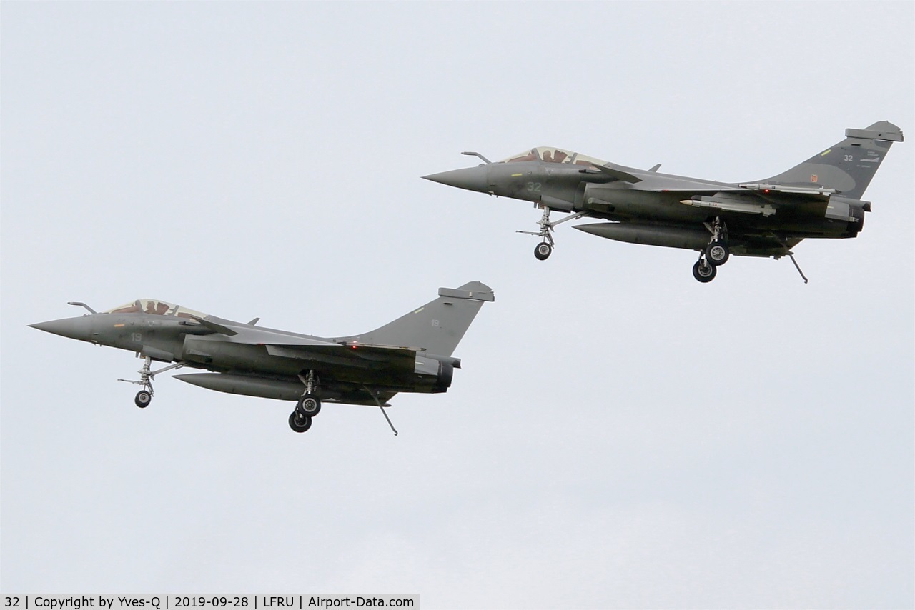 32, Dassault Rafale M C/N 32, Dassault Rafale M, On display, Morlaix-Ploujean airport (LFRU-MXN) air show 2019