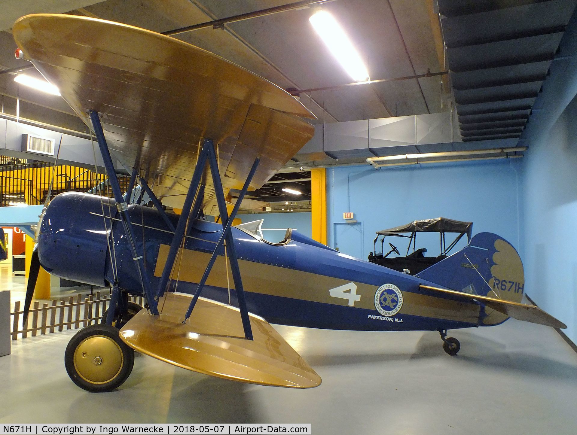 N671H, 1929 Travel Air D-4000 C/N 1266, Travel Air D-4000 at the Science Museum Oklahoma, Oklahoma City OK