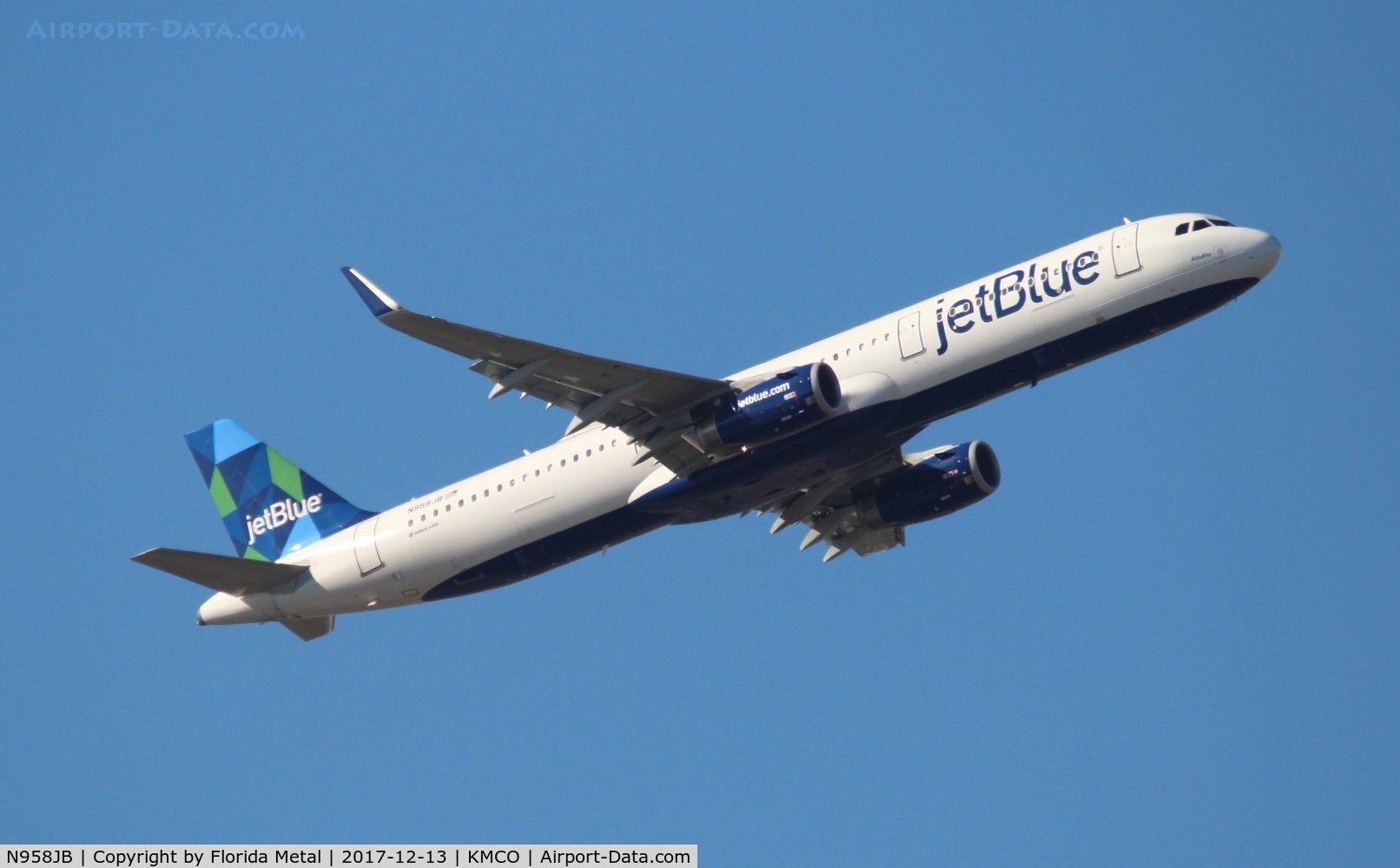 N958JB, 2015 Airbus A321-231 C/N 6859, JetBlue