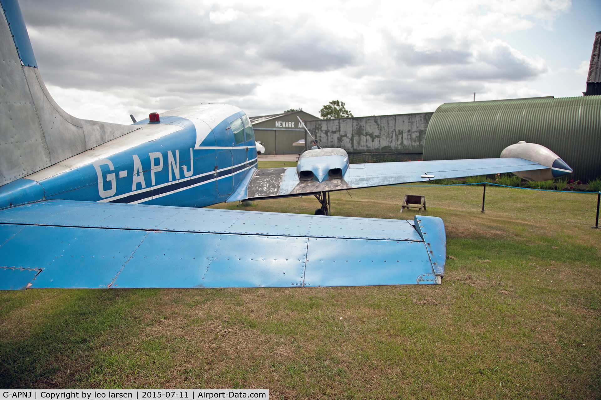 G-APNJ, Cessna 310 C/N 35335, Newark Air Museum 11.7.2015