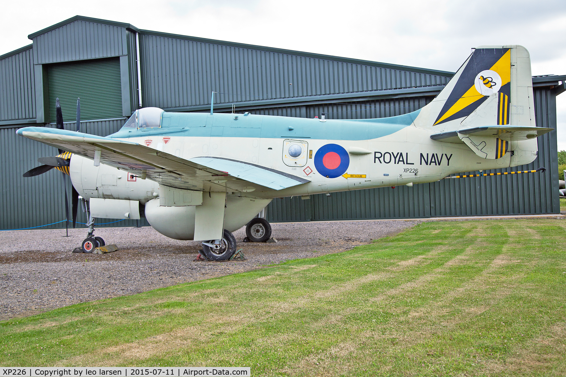 XP226, 1962 Fairey Gannet AEW.3 C/N F9468, Newark Air Museum 11.7.2015