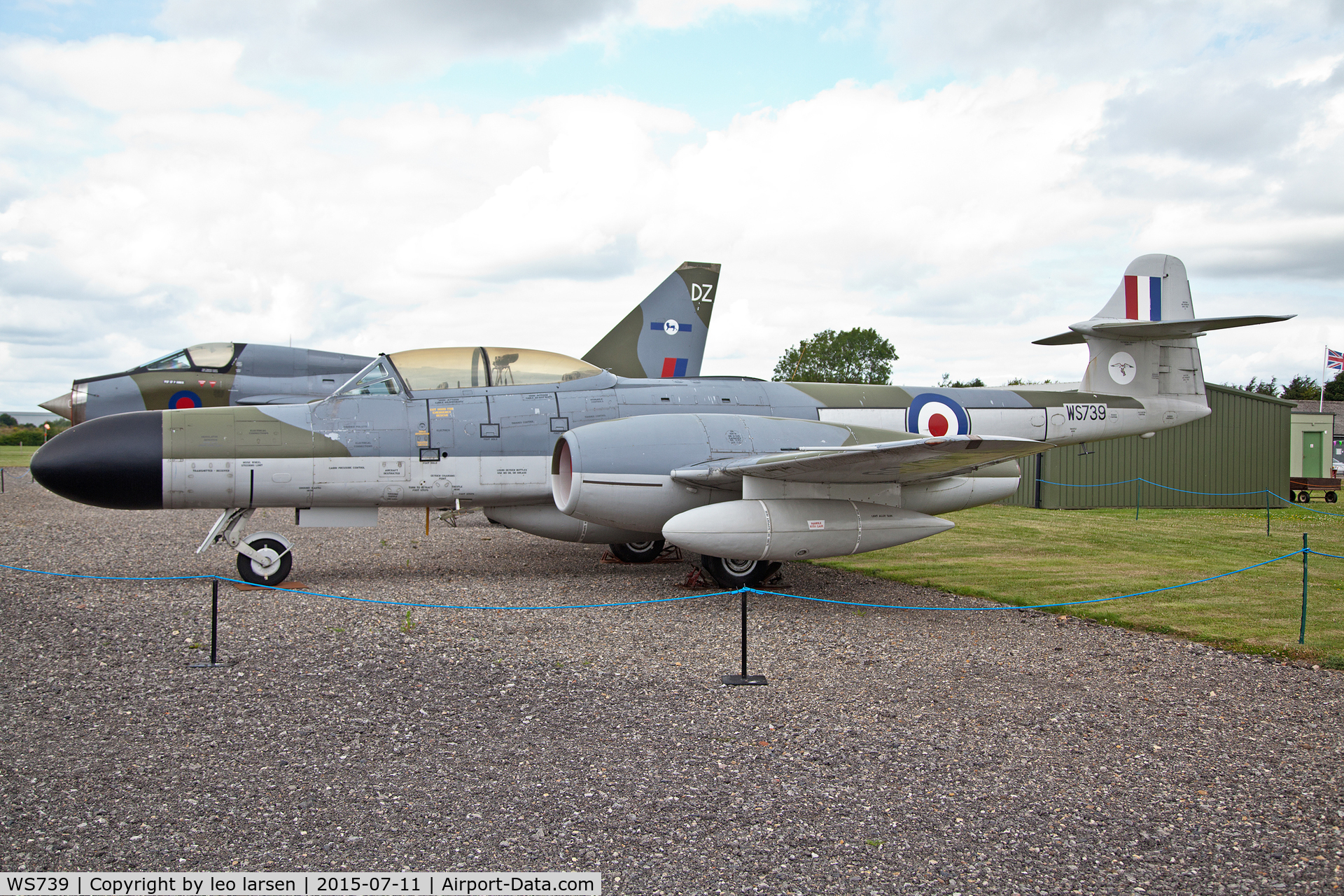 WS739, Gloster Meteor NF(T).14 C/N Not found WS739, Newark Air Museum 11.7.2015