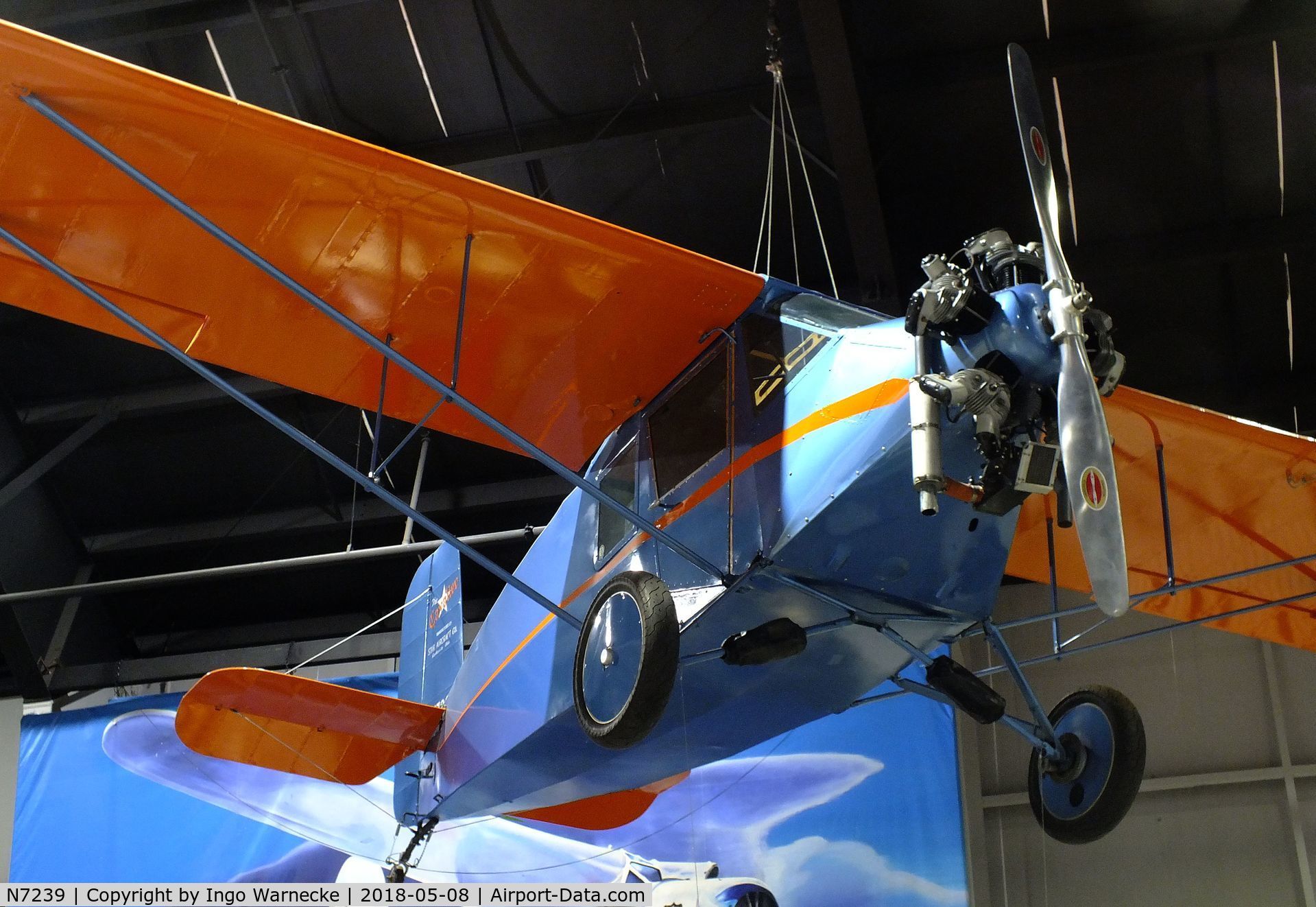 N7239, 1979 Meek Richard H STAR CAVALIER-E C/N 101, Star (Meek, Richard H) Cavalier-E replica at the Tulsa Air and Space Museum, Tulsa OK