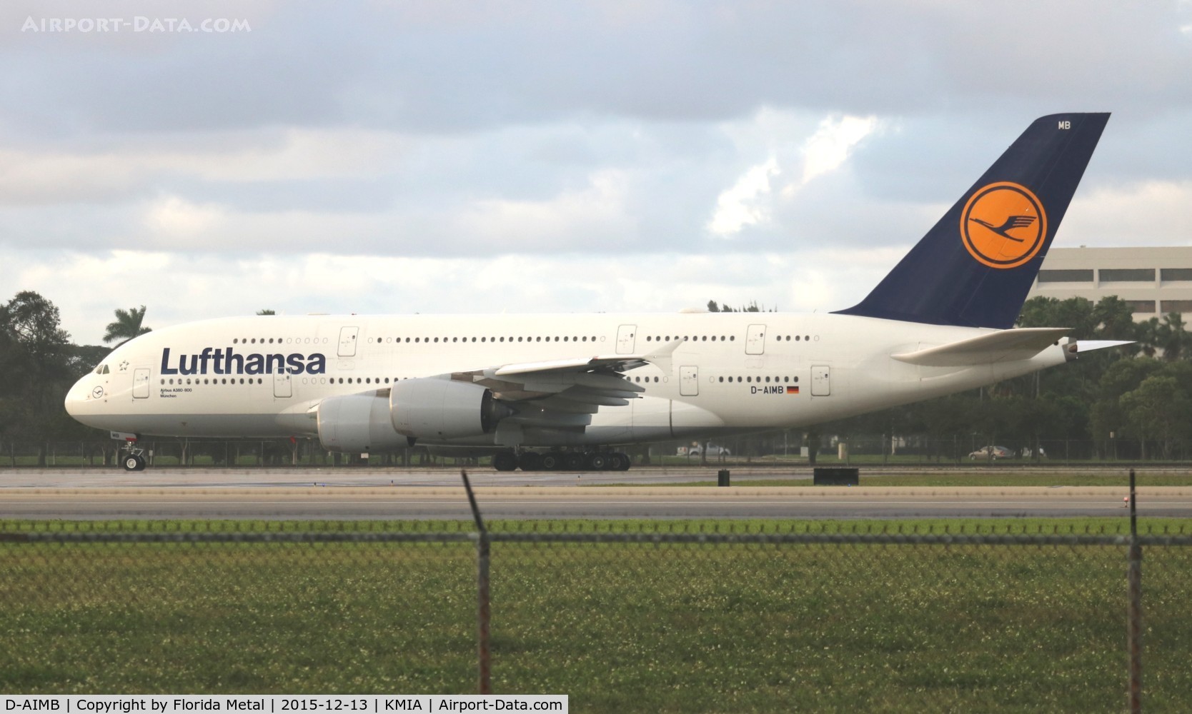 D-AIMB, 2010 Airbus A380-841 C/N 041, MIA spotting