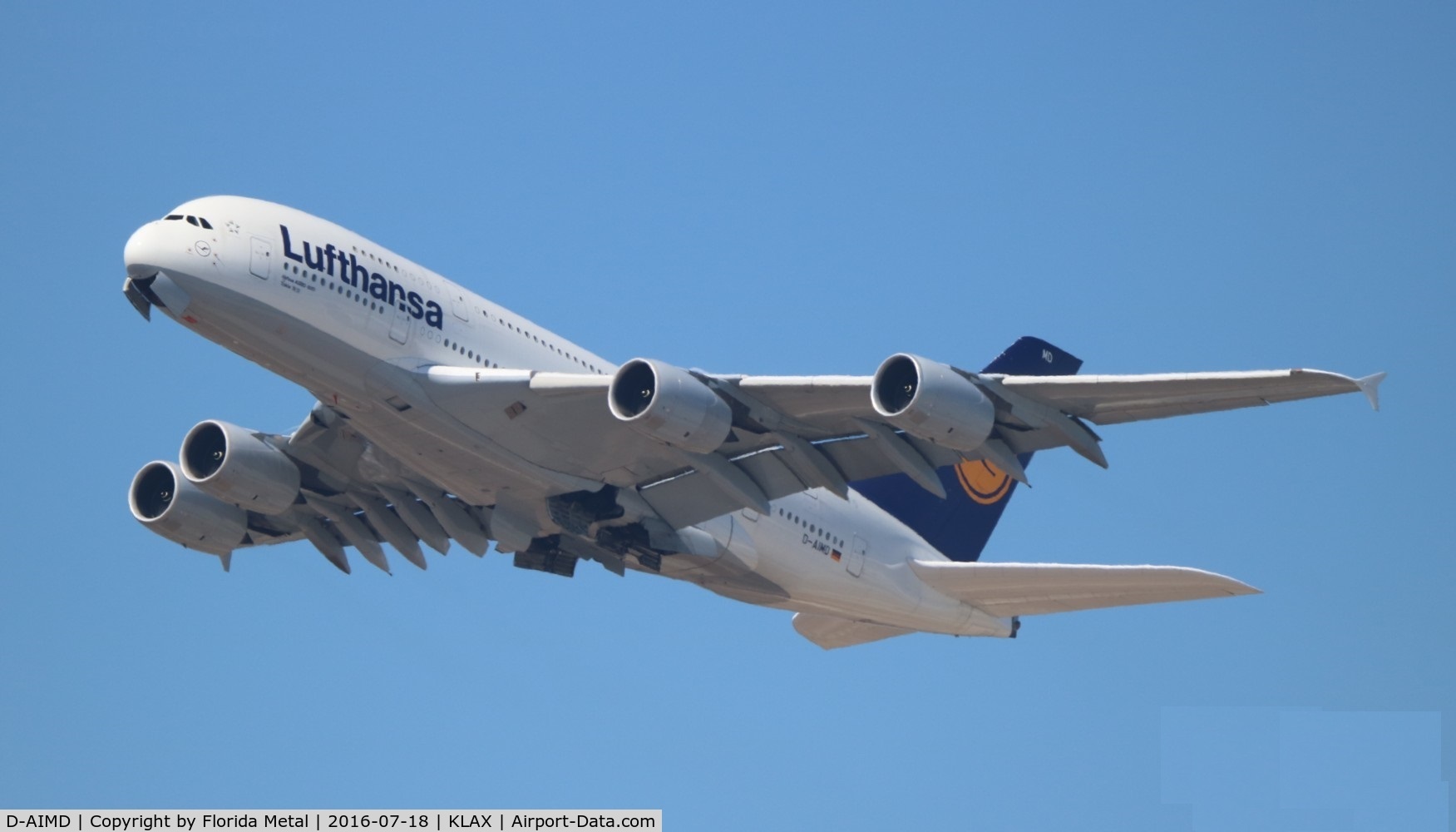 D-AIMD, 2010 Airbus A380-841 C/N 048, LAX spotting