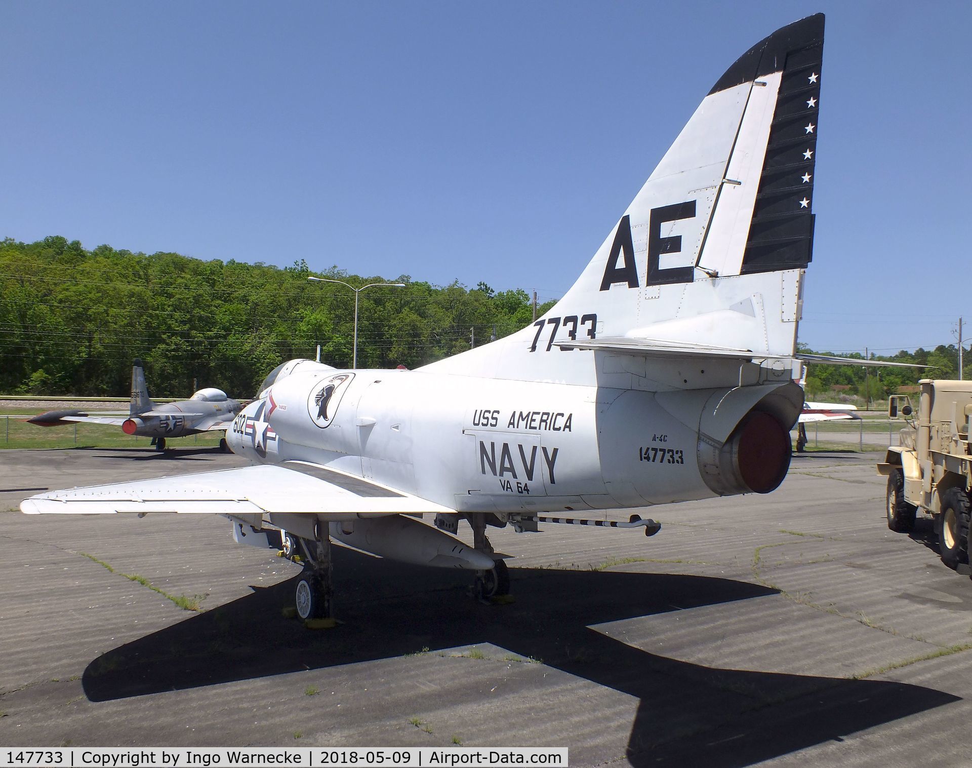 147733, Douglas A-4C Skyhawk C/N 12497, Douglas A-4C Skyhawk at the Arkansas Air & Military Museum, Fayetteville AR