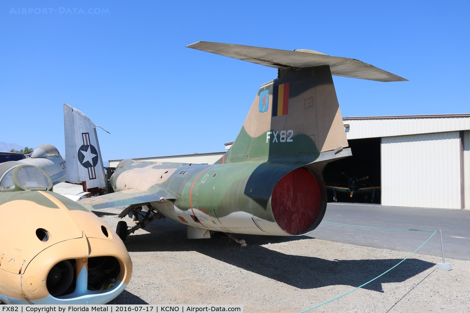 FX82, 1965 Lockheed F-104G Starfighter C/N 683-9140, Planes of Fame 2016