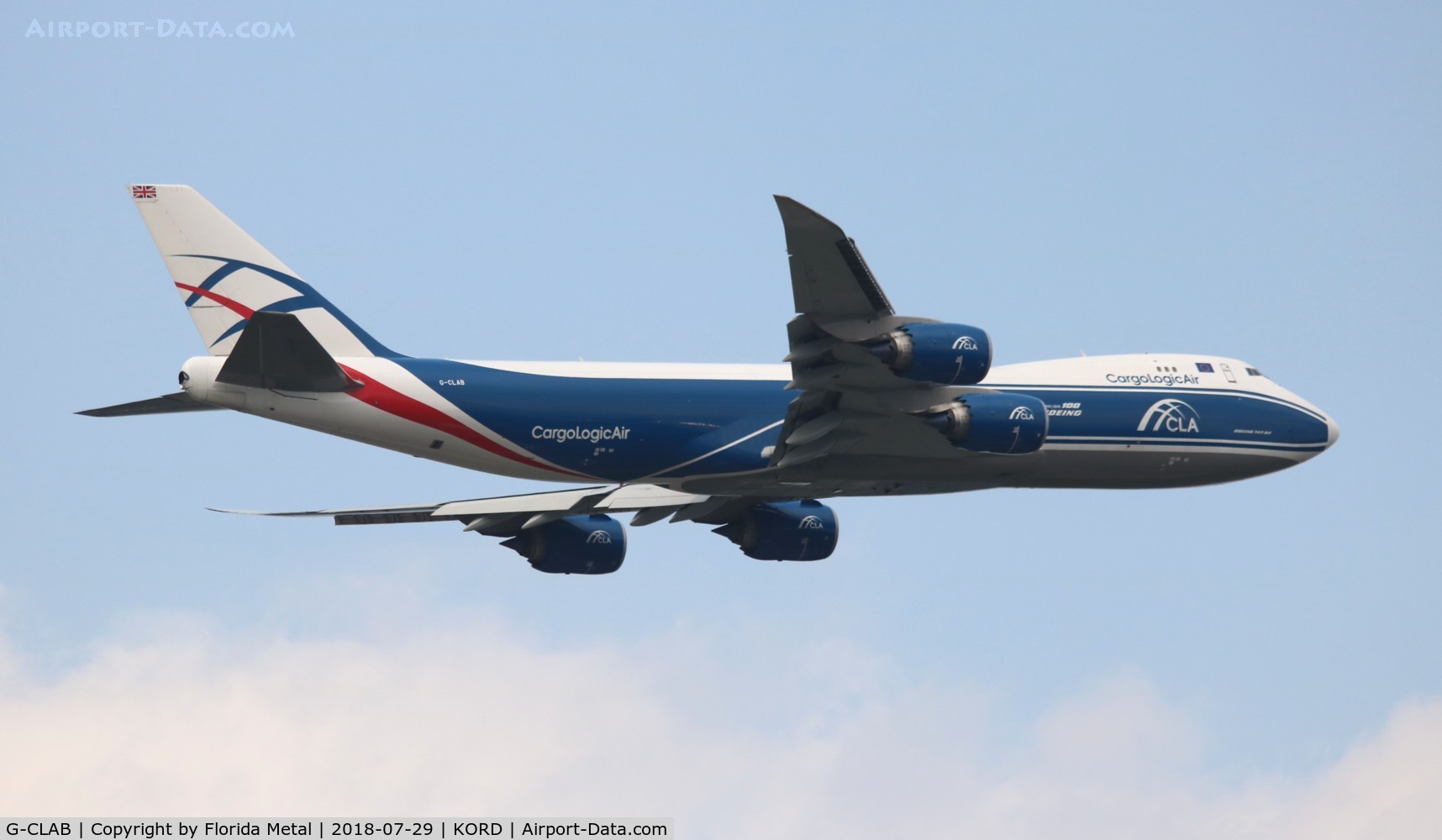 G-CLAB, 2015 Boeing 747-83QF C/N 60119, ORD 2018