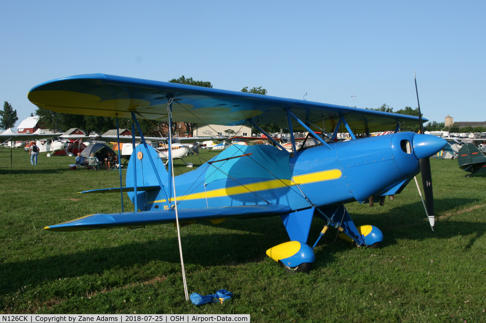 N126CK, 2006 Hatz CB-1 C/N 695, At the 2018 EAA Airventure - Oshkosh, Wisconsin