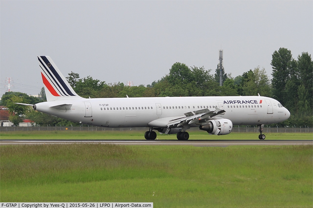 F-GTAP, 2008 Airbus A321-211 C/N 3372, Airbus A321-211, Landing rwy 06, Paris-Orly airport (LFPO-ORY)