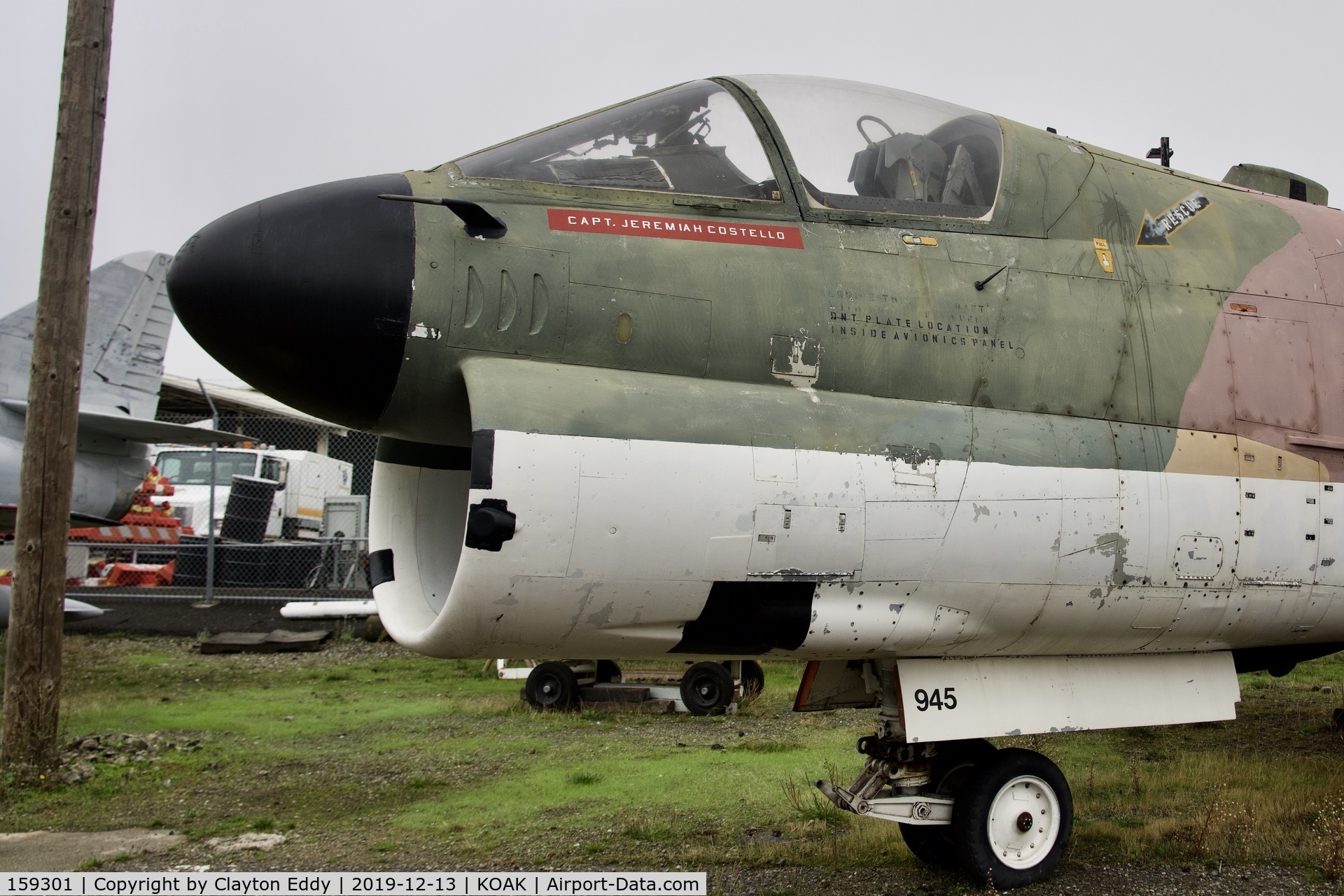 159301, LTV A-7E Corsair II C/N E-439, Oakland Western Aerospace Museum 2019.