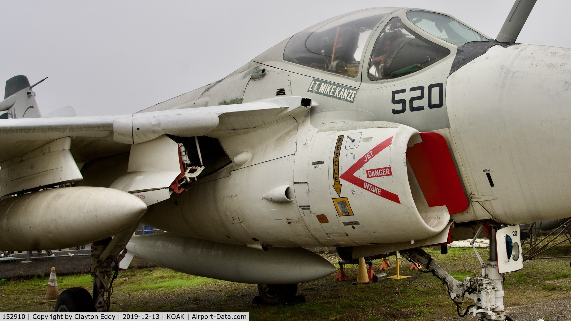 152910, Grumman KA-6D Intruder C/N I-214, Western Aerospace Museum Oakland Airport 2019.