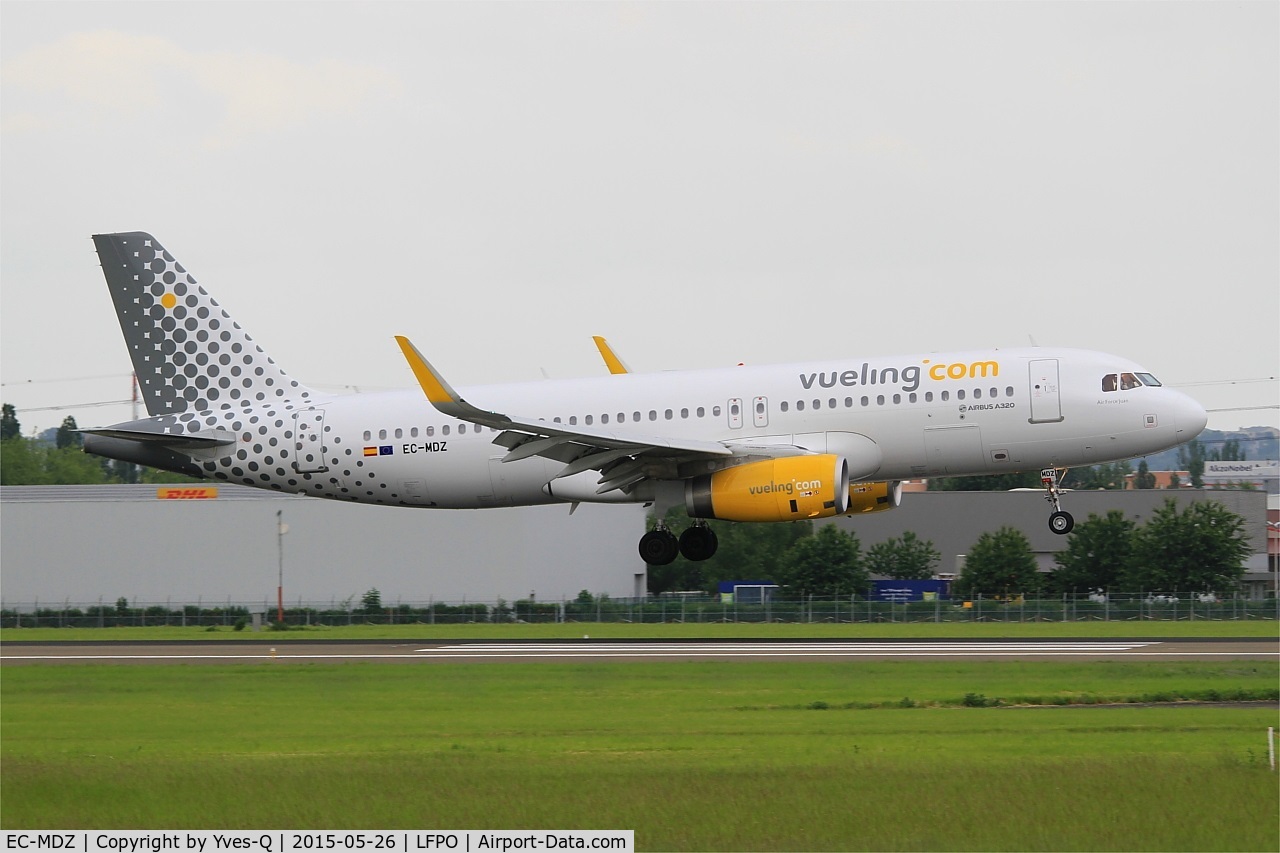 EC-MDZ, 2014 Airbus A320-232 C/N 6377, Airbus A320-232, On final rwy 06, Paris-Orly Airport (LFPO-ORY)