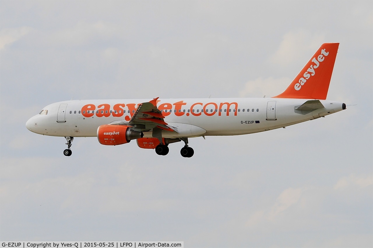 G-EZUP, 2012 Airbus A320-214 C/N 5056, Airbus A320-214, On final Rwy 26, Paris-Orly Airport (LFPO-ORY)