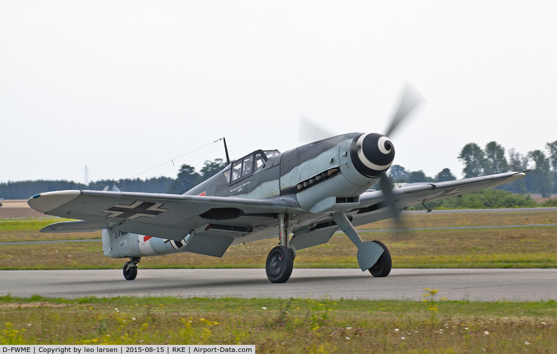 D-FWME, Messerschmitt Bf-109G-4 C/N 0139, Roskilde Air Show 15.8.2015