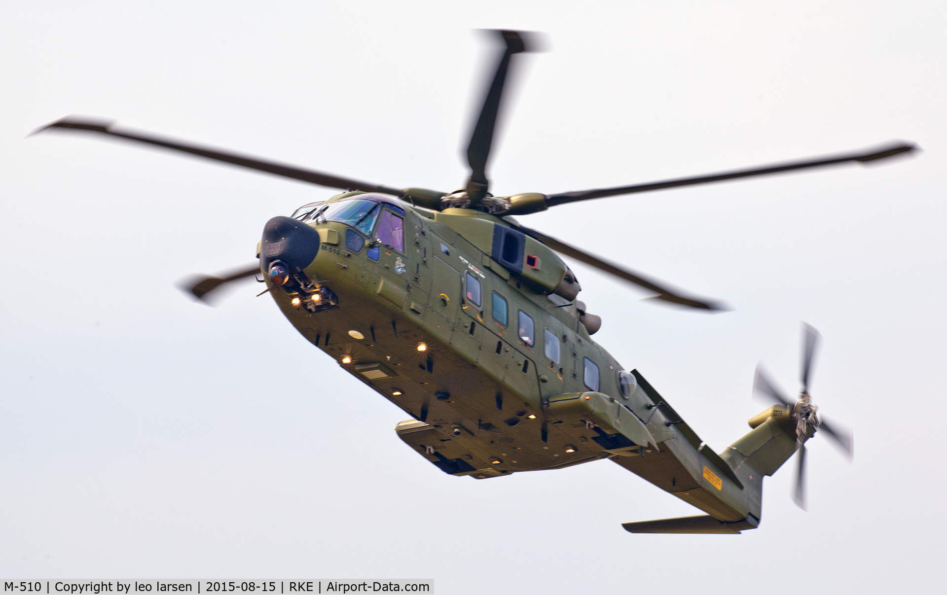 M-510, 2006 AgustaWestland EH-101 Mk.512 Merlin Joint Supporter C/N 50157/DEN10, Roskilde Air Show 15.8.2015