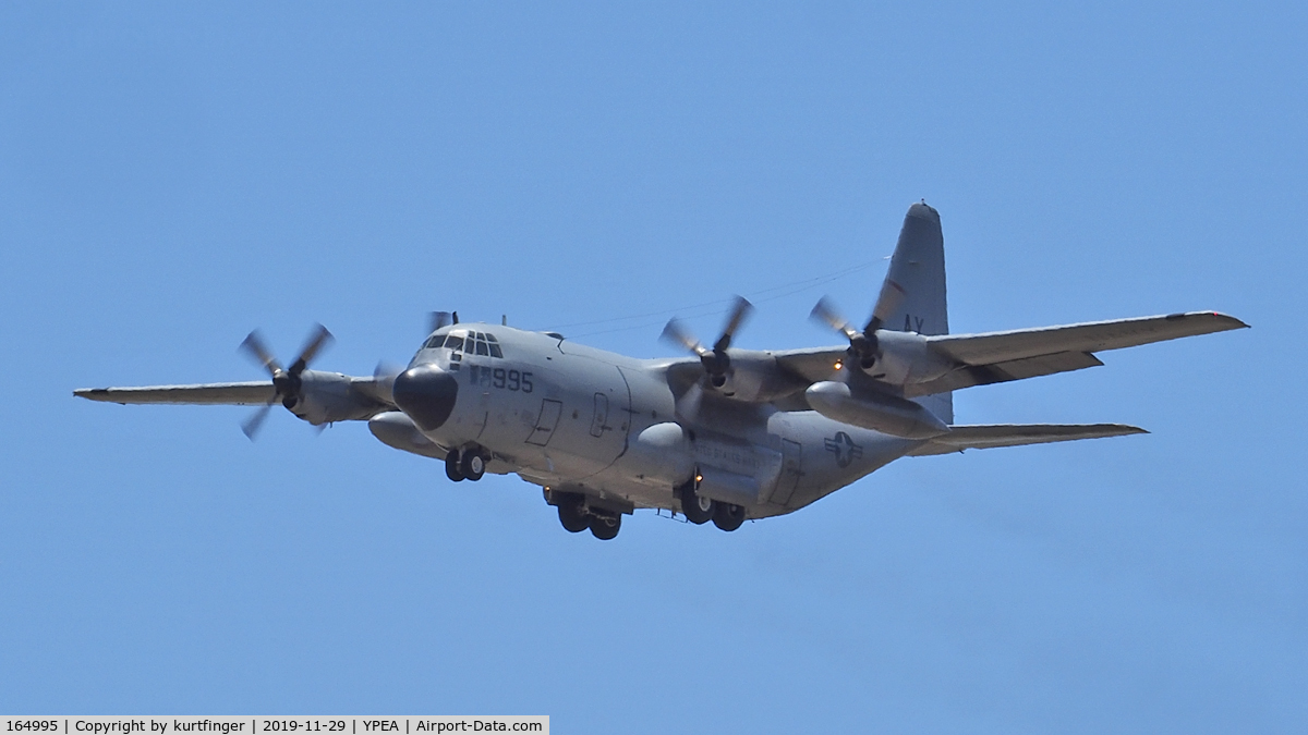 164995, Lockheed C-130T Hercules C/N 382-5300, US Navy C-130T MSN 382-5300 VR-53 tail AX serial 4995 RAAF Base Pearce 29/11/19.