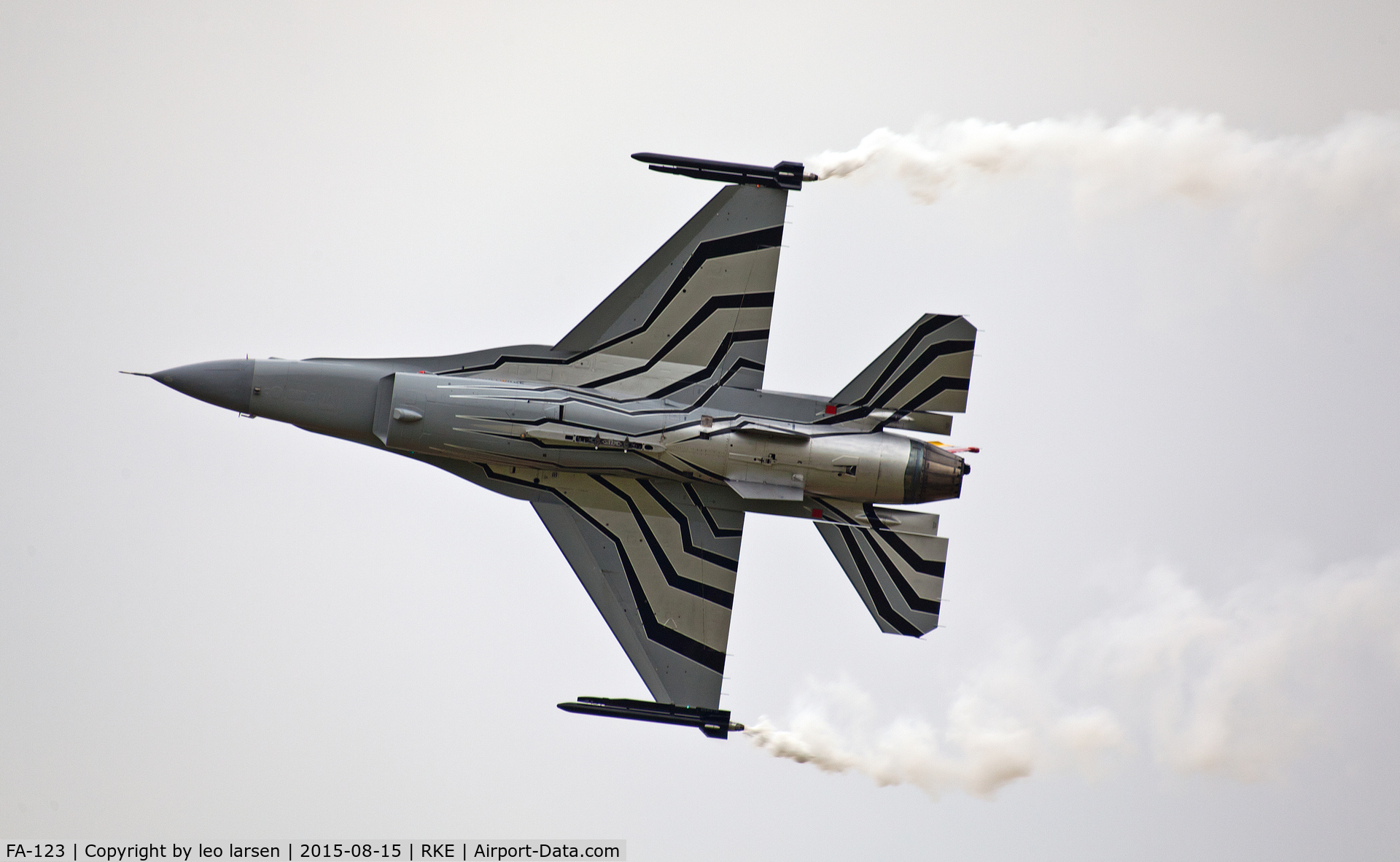 FA-123, SABCA F-16AM Fighting Falcon C/N 6H-123, Roskilde Air Show 15.8.2015