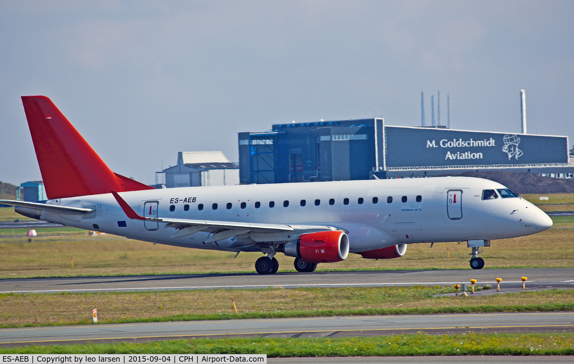 ES-AEB, 2005 Embraer 170LR (ERJ-170-100LR) C/N 17000106, Copenhagen 4.9.2015