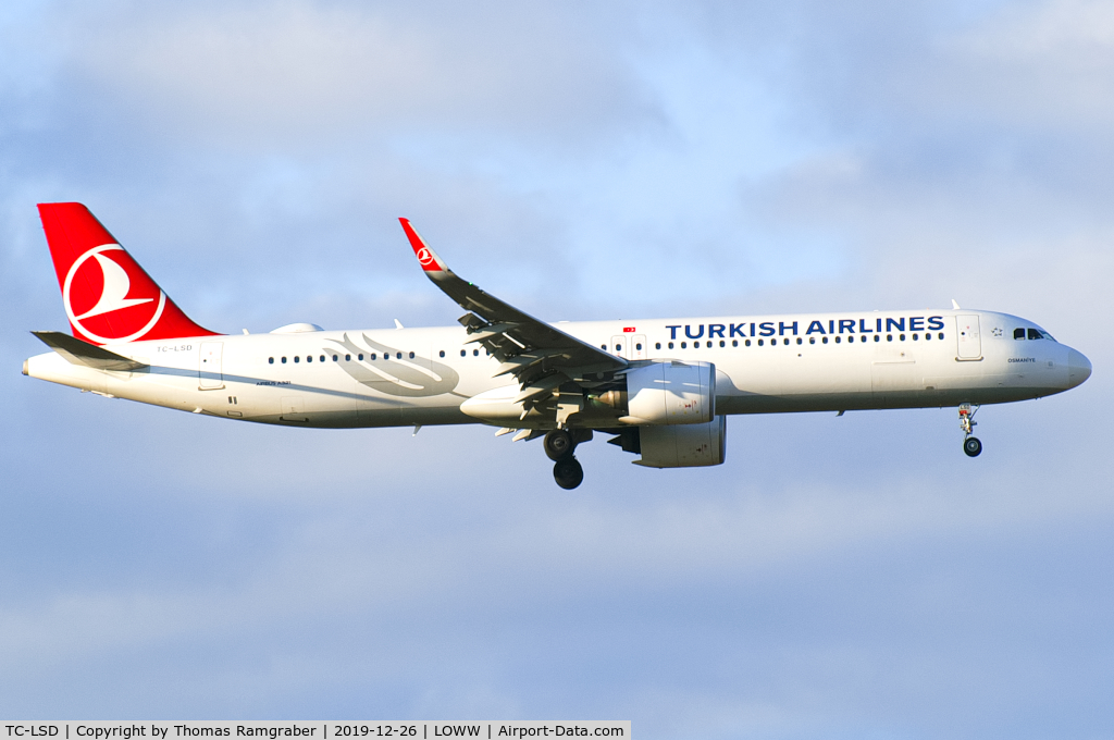 TC-LSD, 2019 Airbus A321-271NX C/N 8727, Turkish Airlines Airbus A321NX