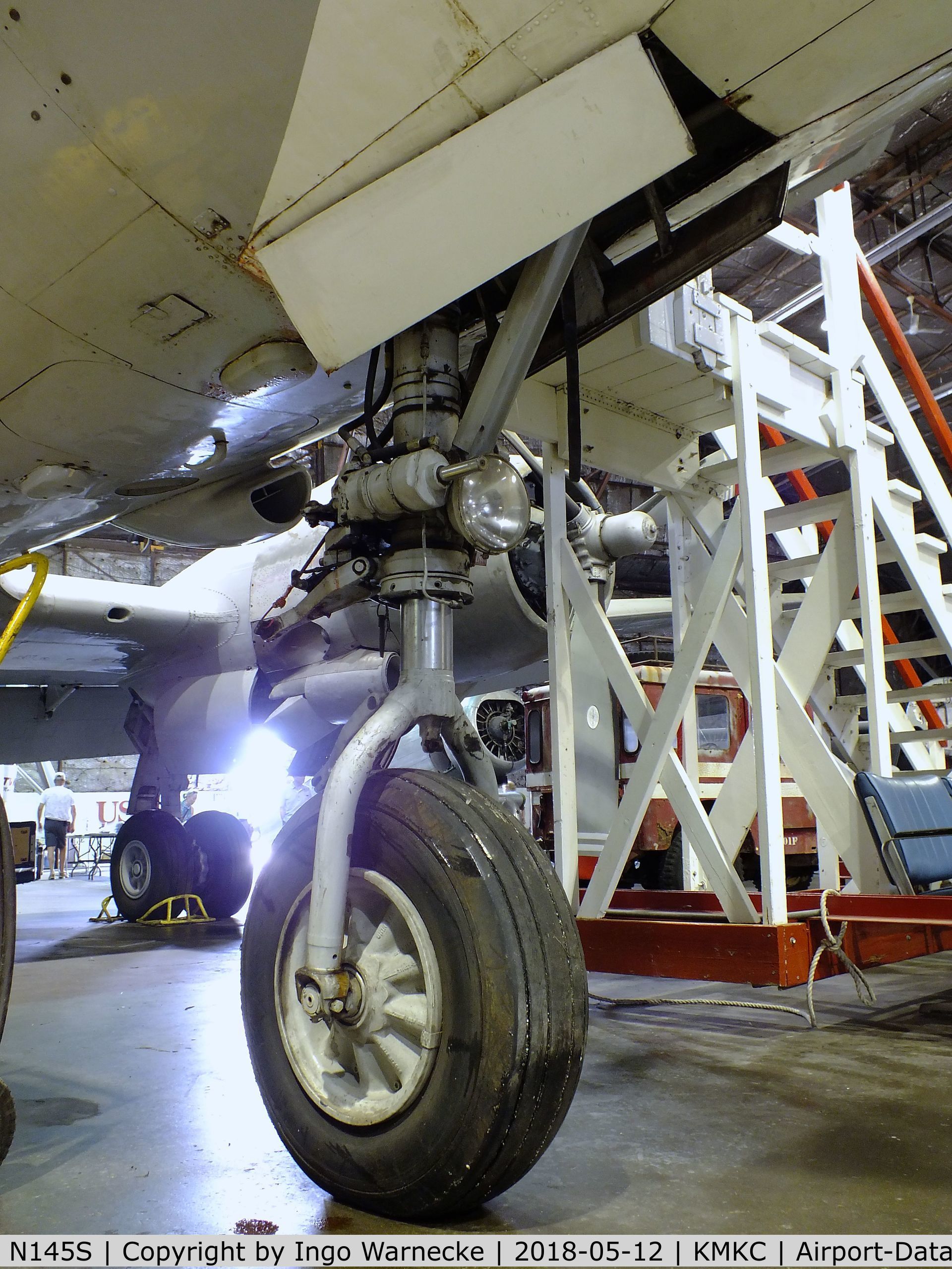 N145S, 1952 Martin 404 C/N 14142, Martin 404 at the Airline History Museum, Kansas City MO