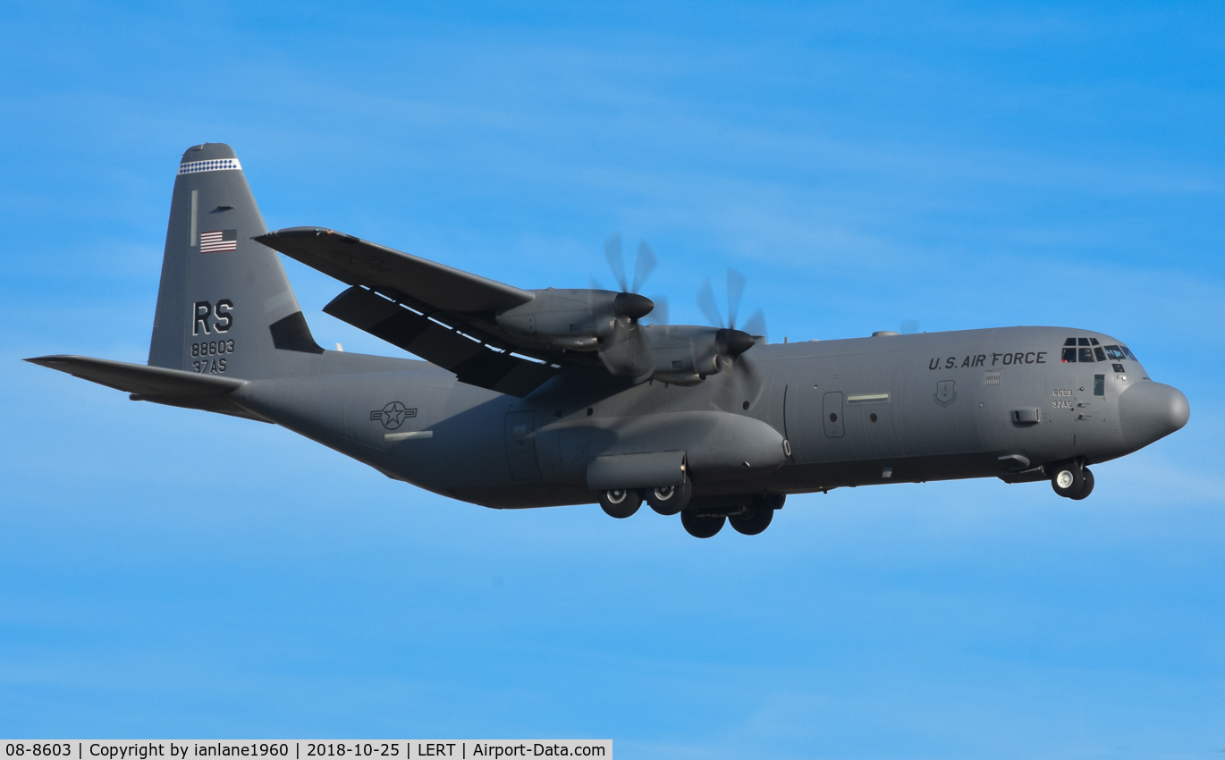 08-8603, 2009 Lockheed Martin C-130J-30 Super Hercules C/N 382-5613, At Rota