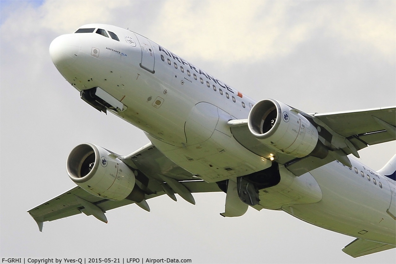 F-GRHI, 2000 Airbus A319-111 C/N 1169, Airbus A319-111, Take off rwy 24, Paris Orly Airport (LFPO-ORY)
