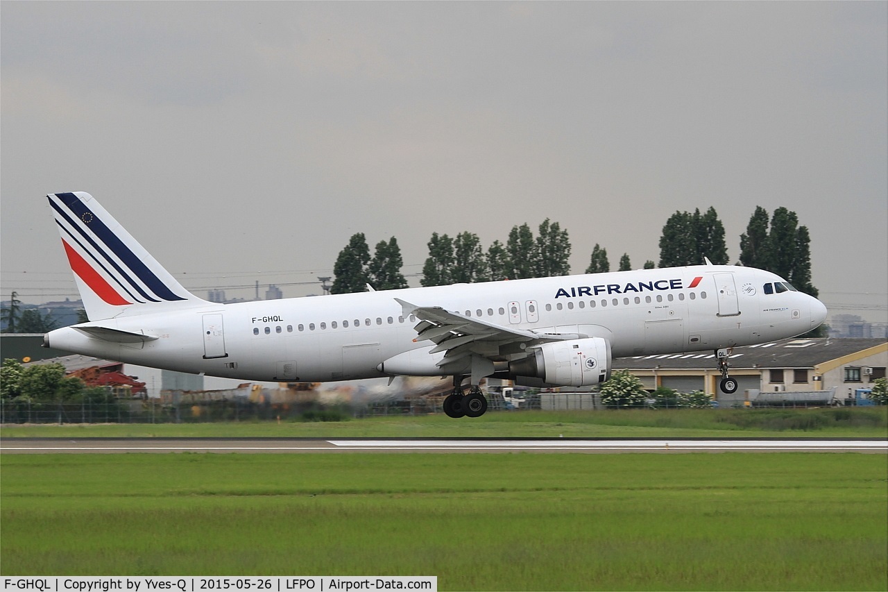 F-GHQL, 1991 Airbus A320-211 C/N 0239, Airbus A320-211, Landing rwy 06, Paris-Orly airport (LFPO-ORY)