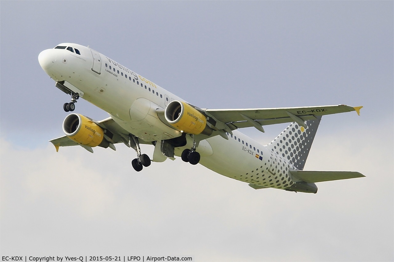EC-KDX, 2007 Airbus A320-216 C/N 3151, Airbus A320-216, Take off rwy 24, Paris-Orly Airport (LFPO-ORY)
