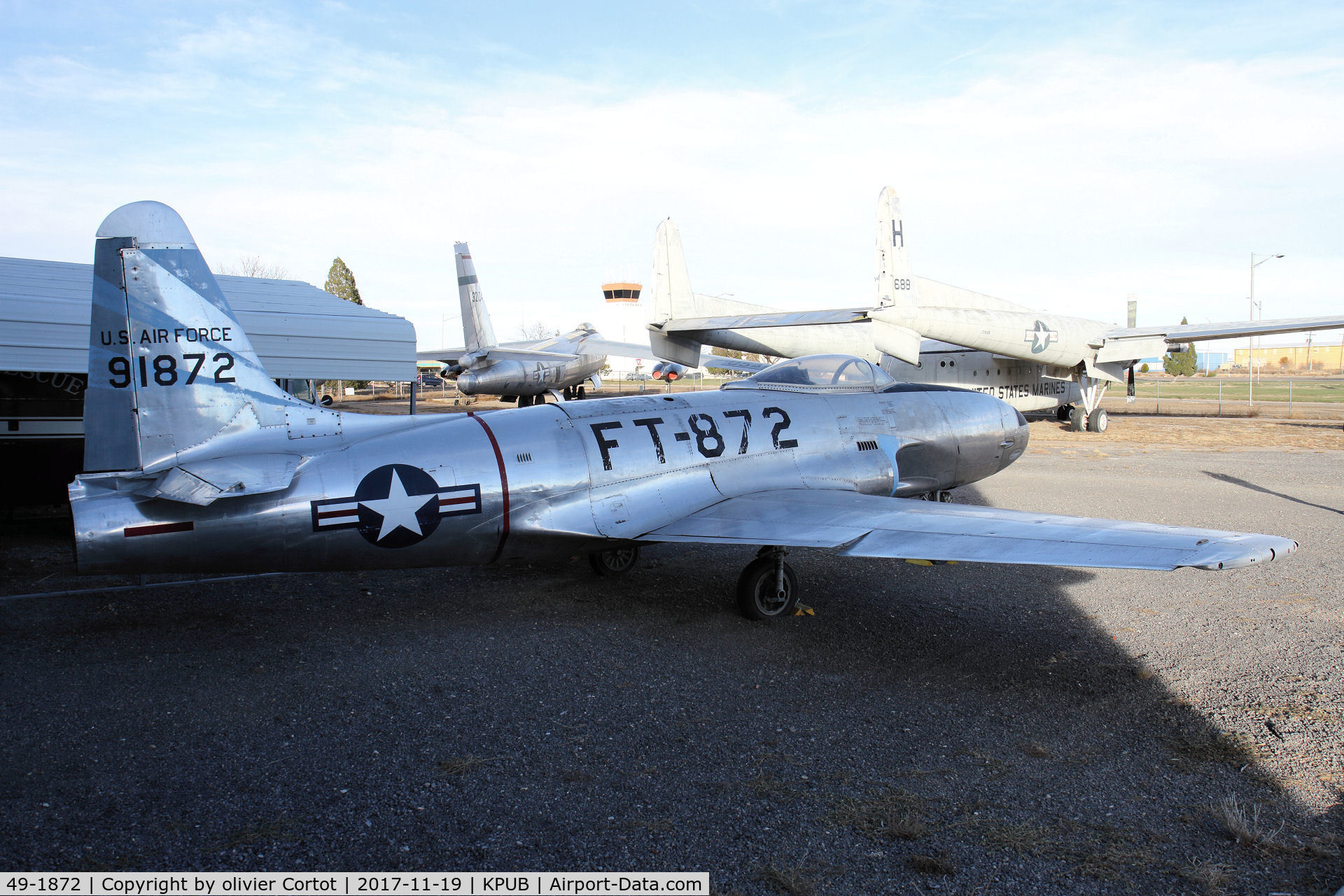 49-1872, 1949 Lockheed P-80C Shooting Star C/N 080-2699, Stored outside, Pueblo air museum