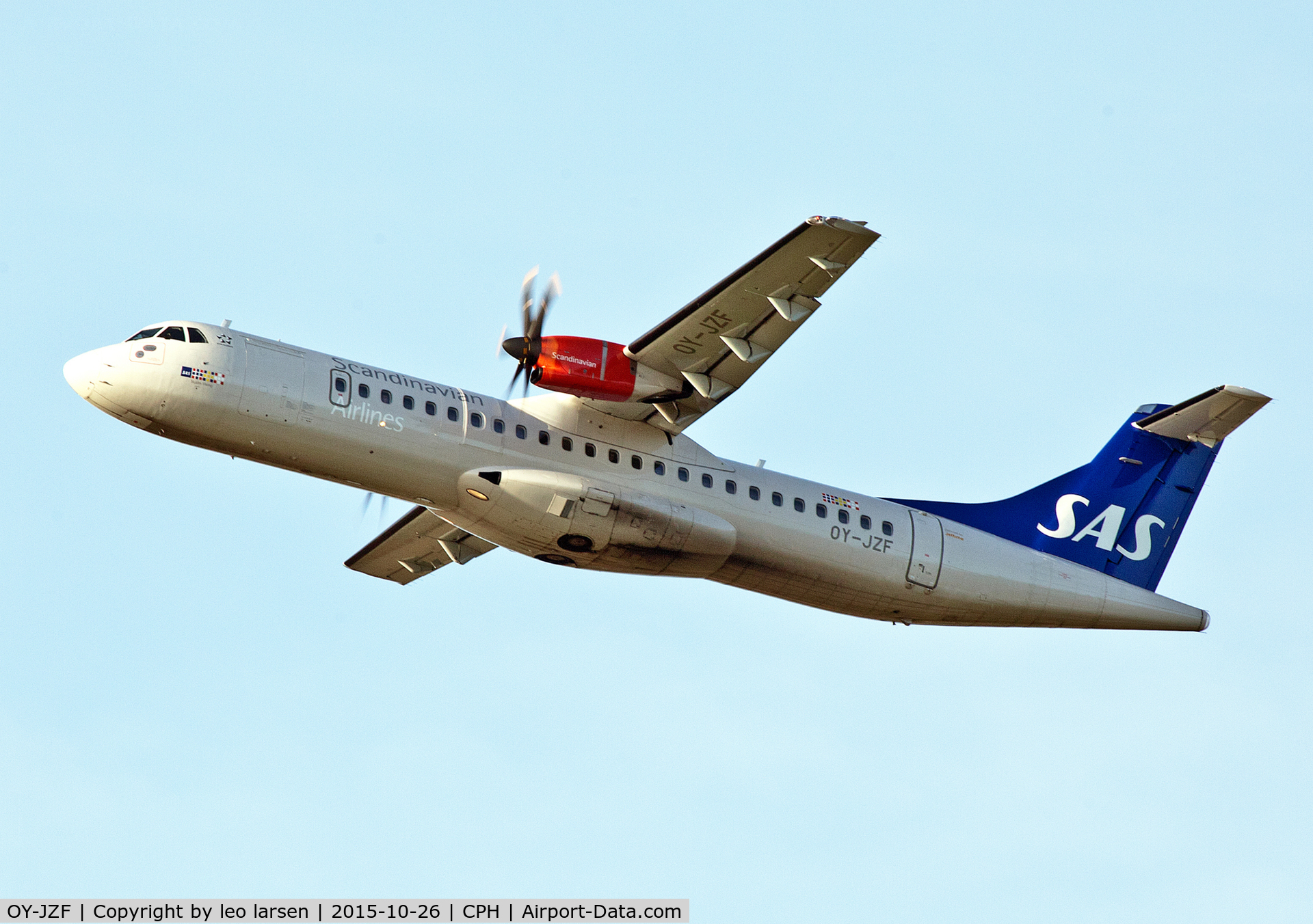 OY-JZF, 2014 ATR 72-212A C/N 1165, Copenhagen 26.10.2015