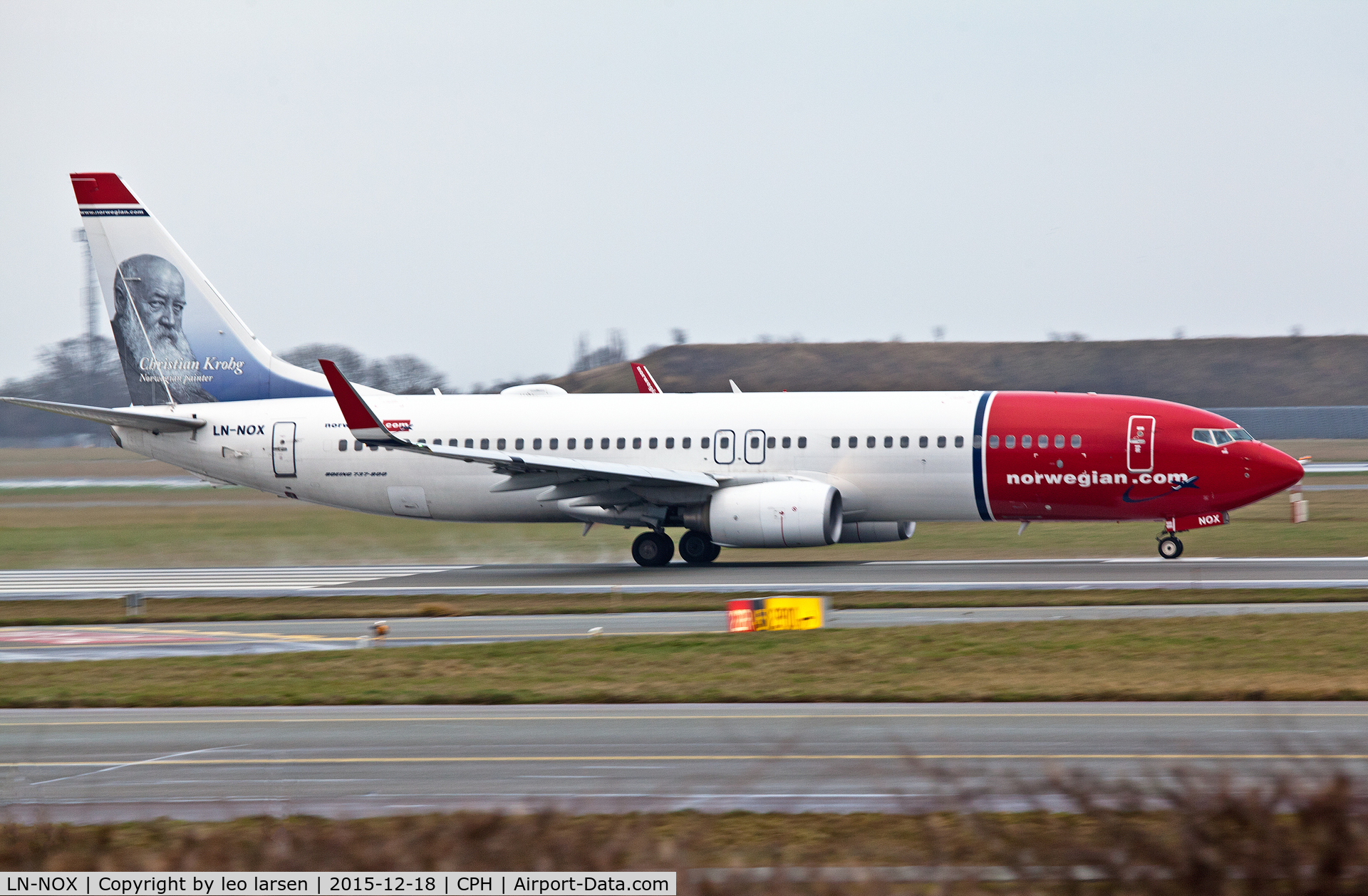 LN-NOX, 2010 Boeing 737-8JP C/N 37818, Copenhagen 18.12.2015