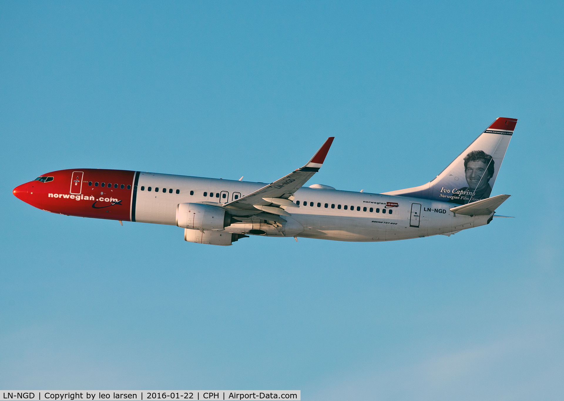 LN-NGD, 2012 Boeing 737-8JP C/N 39049/4161, Copenhagen 22.1.2016